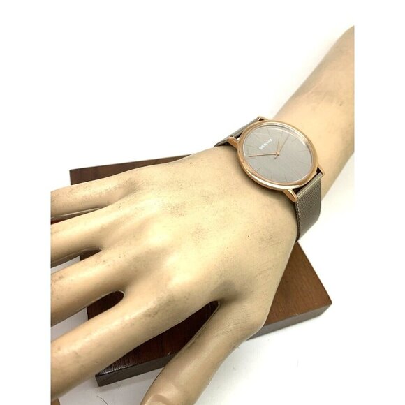 Bering Women's Watch 13436-369 Quartz Gray Dial Rose Gold Stainless Stee… - Picture 5 of 14